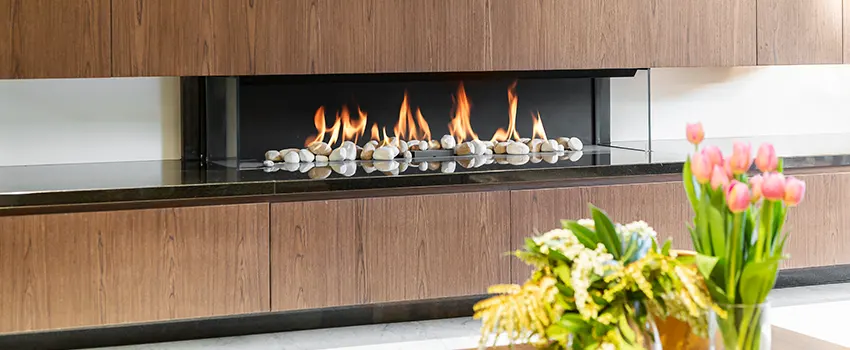 Double-height Fireplace Design Refurbishment in Roosevelt, New York